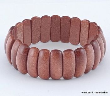 Браслет Авантюрин "Лилу" арт.бНАВ-3(20-8)-18-1