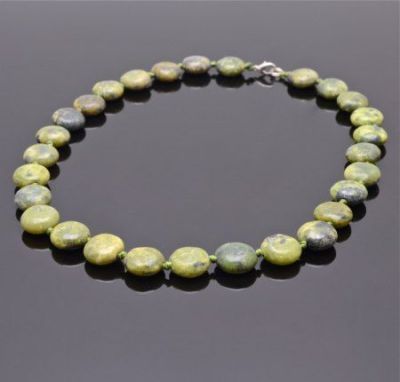 Бусы Нефрит "Рондо" арт. ННФ-11(14)-48-2