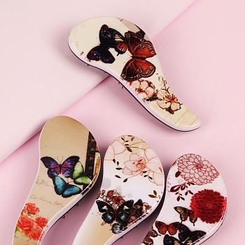 Расчёска массажная, 6,5 × 18,5 см, рисунок МИКС