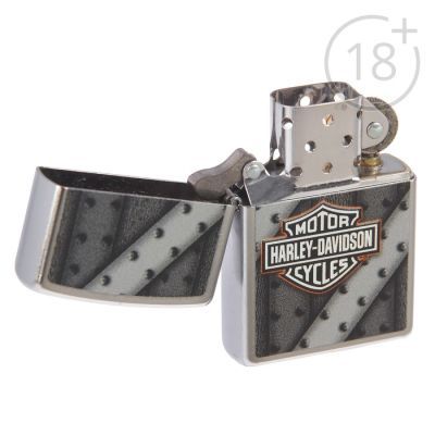 Зажигалка ZIPPO 207 Harley-Davidson с покрытием Street Chrome