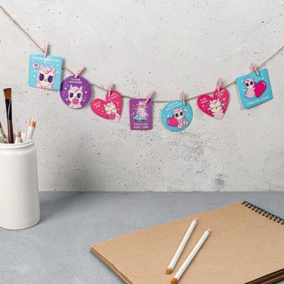 Набор открыток с пожеланиями «Лама», 7шт