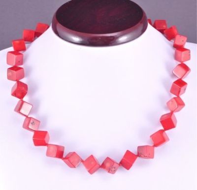 Бусы Коралл "Кубизм" арт. П911