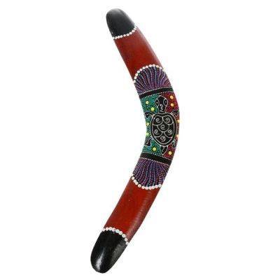 Сувенир бумеранг "Цветной узор" с 2-х сторон 40х6х0,7 см