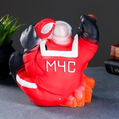 Копилка "МЧС №1" красный 12х20см