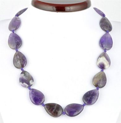Бусы Аметист "Адажио" арт.НАМ-54(18-25)-48-3