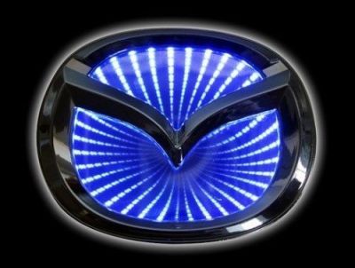Эмблема MAZDA M3 с белой подсветкой