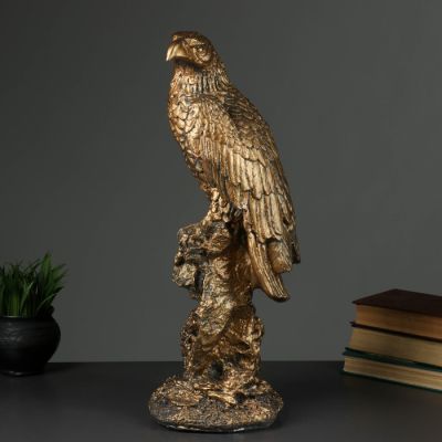 Копилка "Орел на камне большой" бронза 20х21х55см