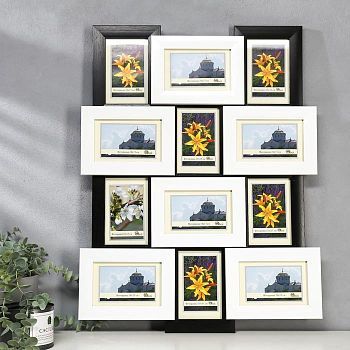 Фоторамка пластик 12 в 1 404-1105-1 /404-3118-1 10х15 см