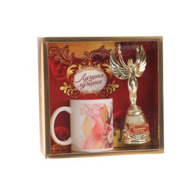 Подарочный набор «Лучшая мамочка», (ника, кружка) 23х8,5х23 см