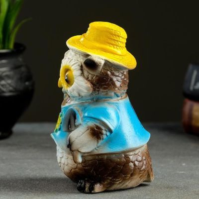 Копилка "Филин в шляпке"