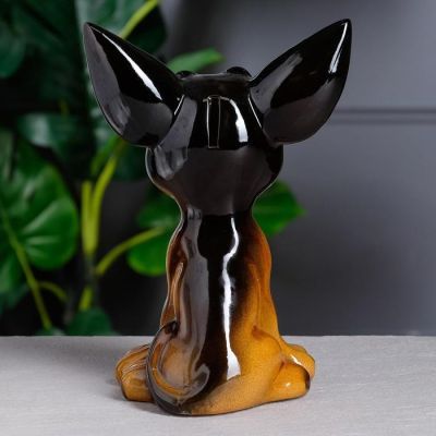 Копилка "Чита", глазурь, коричневый цвет, 25 см, микс