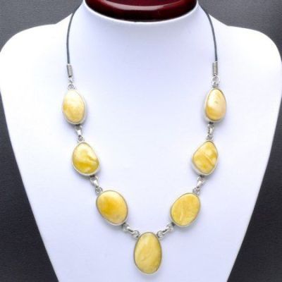 Колье Янтарь "Балтийская осень" арт. ЯК-1455