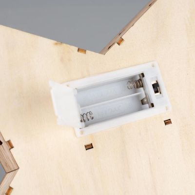 Светодиодная фигура «Новогодний снеговик» 15.5 × 23 × 5 см, дерево, батарейки АААх2 (не в комплекте), свечение тёплое белое