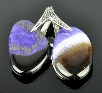 Подвеска Агат "Виноград" арт. пНАГ-1132