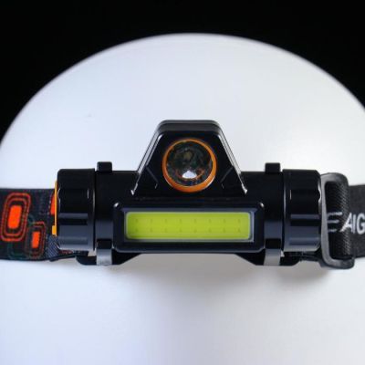 Фонарь налобный аккумуляторный "Мастер К.", 5 Вт, 140 лм, 1200  мАч, 3 режима, USB