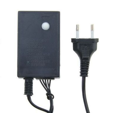 Гирлянда "Дождь" уличная (ш:2 м, В:3 м, нить темная, синий)