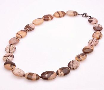 Бусы Яшма "Кэтти" арт. НЯШ-11(15-20)-48-11