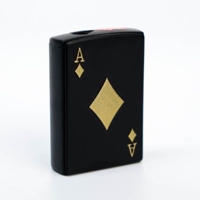 Зажигалка газовая "Карта", буби 3.5х1х5.5 см