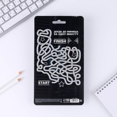 Канцелярский набор «Самому крутому», карандаши 2 шт, ластики 2 шт, блокнот