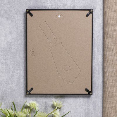 Фоторамка пластик L-2 15х21 см, венге, с небьющимся стеклом