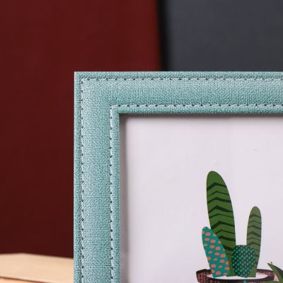 Фоторамка пластик 15х20 см "Джинса" голубая 24х19 см