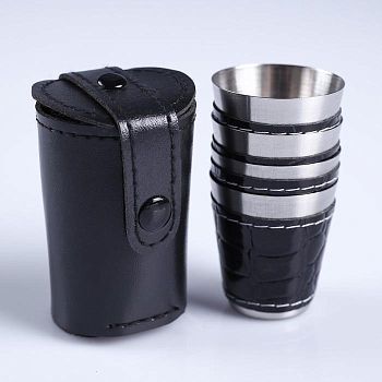 Набор стопок, серия: 23 Февраля, 4 шт × 30 мл, стопка 4 х 3.5 см