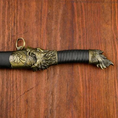 Сув. изделие кинжал "Волк", ножны бронза, клинок 22 см