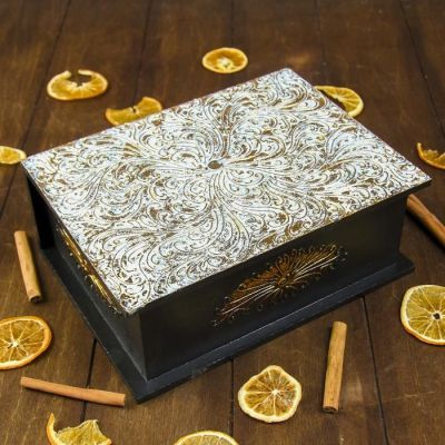 Шкатулка "Узор" 24,5х18,5х9,5 см