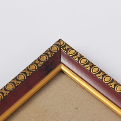 Фоторамка пластик двойная 10х15 см вишневый