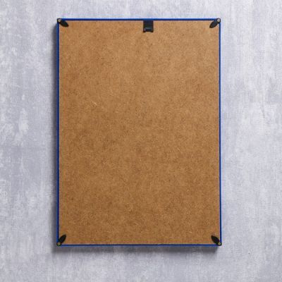 Фоторамка пластик L-4 21х30 см, синий, с небьющимся стеклом