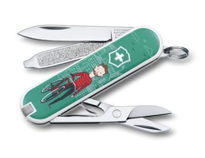 0.6223.L1508 Нож-брелок CLASSIC "Ride your Bike"7 функций, 58 мм.