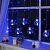 Гирлянда «Бахрома» 2.4 × 0.7 м с насадками «Шарики», IP20, прозрачная нить, 108 LED, свечение синее, 8 режимов, 220 В