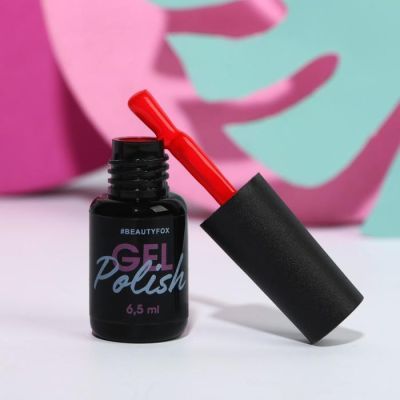 Набор Just sparkle (гель-лак, топ-покрытие, базовое покрытие и 3 баночки с декором для ног