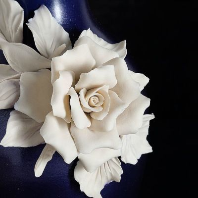 Ваза White Rose Snello, синяя