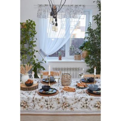 Скатерть "Этель" Floral mood 220х147 см, 100 % хлопок, репс 210 гр/м2