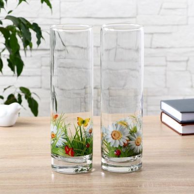 Ваза FLORA "Весенний букет" 7,5х26,5 см МИКС