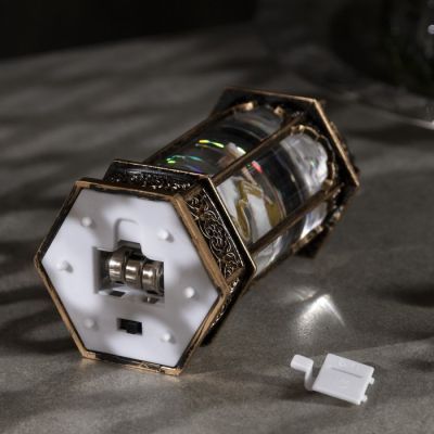 Светодиодная фигура «Ангел в ротонде» 6.3 × 14 × 6.3 см, пластик, блёстки, батарейки AG13х3, свечение тёплое белое