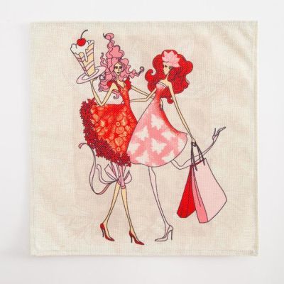 Салфетка на стол «Феечки-подружки» 30х30 см