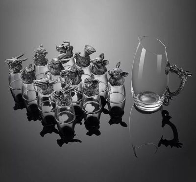 Подарочный набор: графин и стопки-перевертыши (в подарочной коробке)