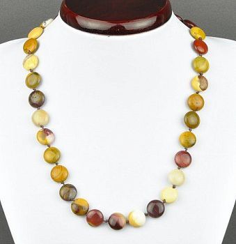 Бусы Яшма "Рондо" арт. НЯШ-11(12)-48-10