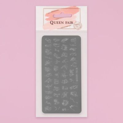 Диск для стемпинга металлический «Пара», 12 × 6 см