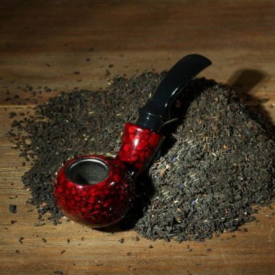 Трубка классическая с узорами "Грозди", 14,5 см