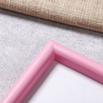 Фоторамка пластик L-4 21х30 см, розовый, с небьющимся стеклом