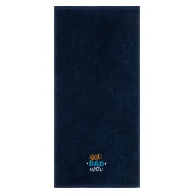 Полотенце махровое "Папа" 30х60 см, 100% хлопок 340г/м2