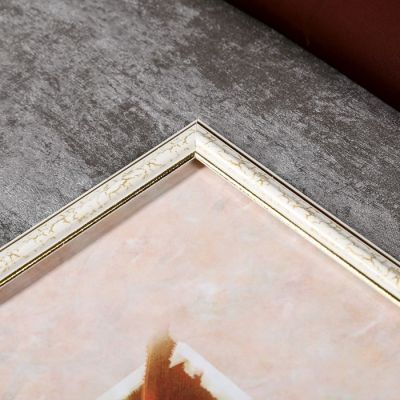 Фоторамка из пластика Медальон 221 30х40 20мм/ фигурный(24)