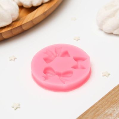 Молд «Бантики», 5,4×5,4×1 см, цвет МИКС