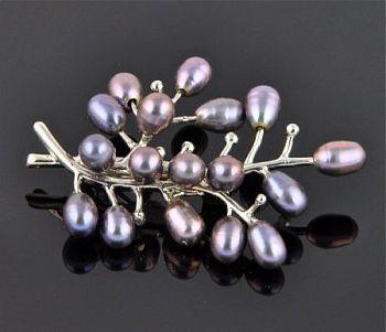 Брошь-кулон "Веточка" бшНЖМ-279