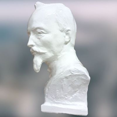 Бюст Дзержинского (высота 18 см), гипсополимер