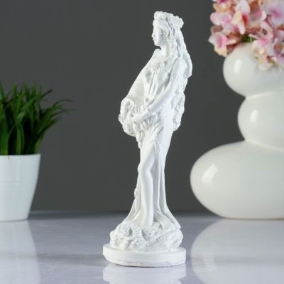 Фигура "Фортуна" 8х8х24см малая, белая