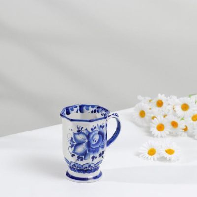 Бокал "Столичный" (Глава Семьи), 350 мл, гжель